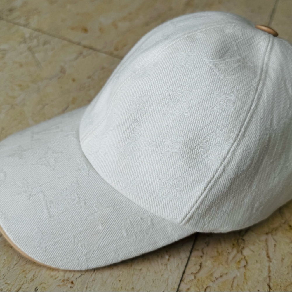 Louis Vuitton Women's LV Cream Baseball Cap - Picture 2 of 7